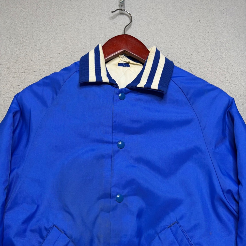 Don Alleson Athletic Bomber Jacket Mens S Blue Nevada Barrel Racing 1982 Vintage - Picture 9 of 14